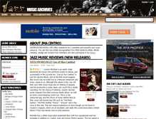 Tablet Screenshot of jazzmusicarchives.com
